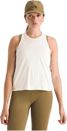 The North Face Jaida Tank Top Womens Clothing White Dune/Light Heather : 2XL, Elastane/Polyester