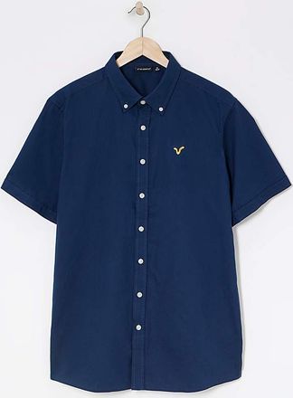 Voi Plain Oxford Short Sleeve Shirt Long