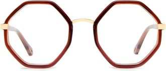 Chloé Occhiali geometrici - Rosso