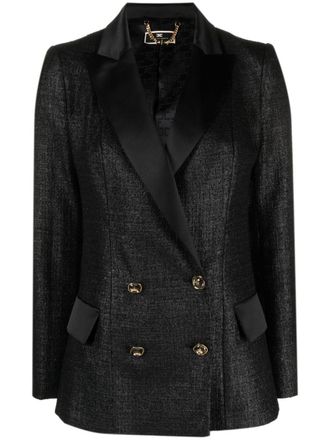 Elisabetta Franchi Blazer doppiopetto - Nero
