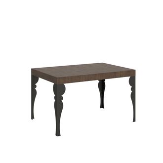 Itamoby Tavolo Allungabile 90x120/224 Cm Paxon Noce Telaio Antracite