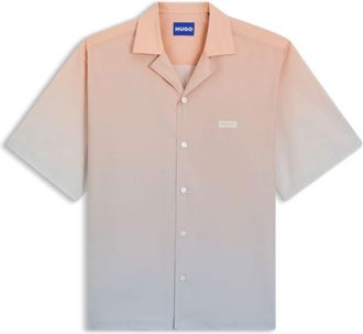 HUGO BOSS Relaxed-fit shirt with gradient print
