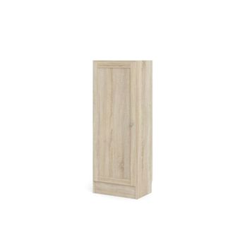ebuy24 Librer&iacute;a base 1 puerta estructura decoraci&oacute;n roble