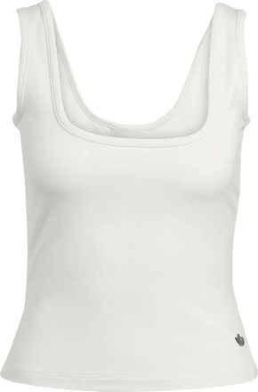 adidas square-neck sleeveless top - women - Recycled Polyester/Modal/Elastane - L - White