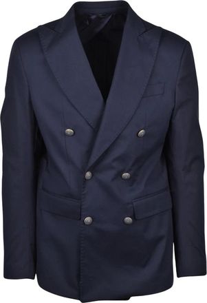 Ballantyne Heren, Jassen, Blauw, Maat: L Katoen