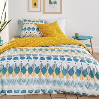 La Redoute Interieurs Bedrukt dekbedovertrek, Cool