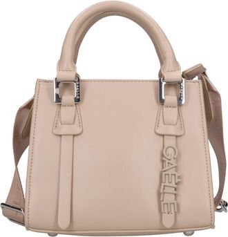 Ga&euml;lle Paris Gaelle Beige - Dames - Handtassen - Beige - ONE Size - Leer - Tassen