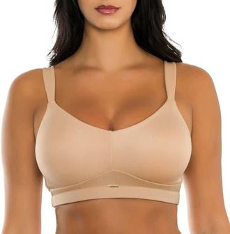 Affinitas Holly Wire-Free Seamless Bra in Warm Sand at Nordstrom, Size X-Large