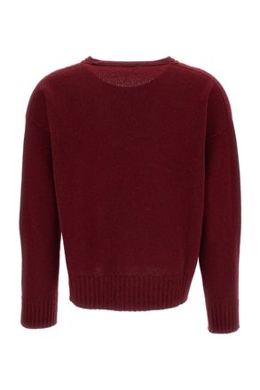 Drumohr Cashmere Boxy V-Neck Sweater with Kimono Sleeves