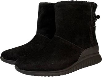 Cole Haan Womens Studio Grand Waterproof Slip-On Boot In Black