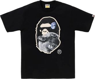 A Bathing Ape T-shirt con stampa - Nero