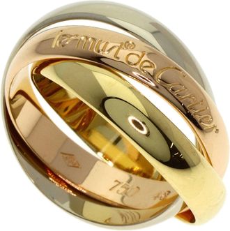 Cartier Trinity Yellow Gold (18K) Pink Gold (18K) White Gold (18K) Band Ring (Pre-Owned)