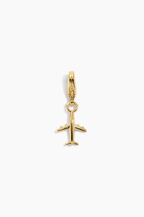 Electric Picks Airplane Charm in Gold at Nordstrom
