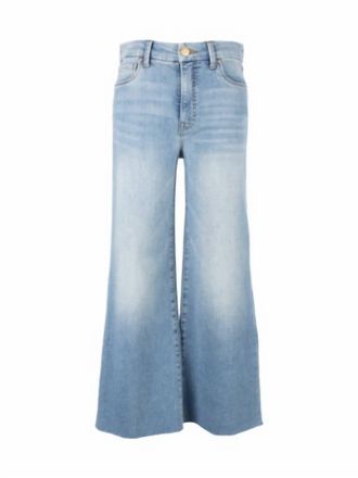 Kut from the Kloth Womens Meg High Rise Wide Leg Jeans In Romantic Wash