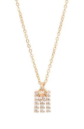 Set & Stones Gemma Initial Necklace in Gold /M at Nordstrom