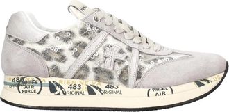 Premiata Stijlvolle Conny Damesschoenen - Dames - Sneakers - Grijs - 37 EU - Schoenen