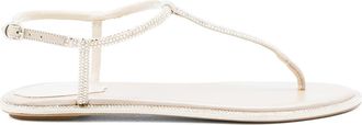 Rene Caovilla Flat Shoes Light And Natural-Donna