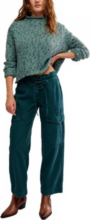 Free People Park Ave Pants In Sea Moss