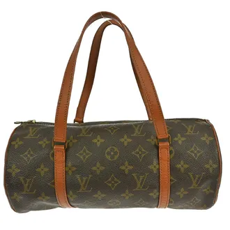 Louis Vuitton Papillon Handbag Monogram Canvas Brown Canvas Handbag (Pre-Owned)