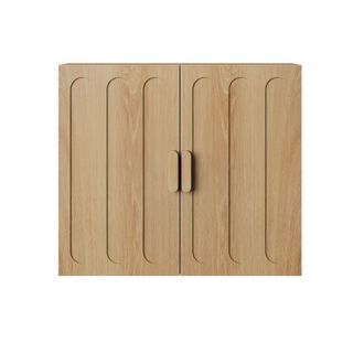 Urban Meuble Mueble de Ba&ntilde;o de Pared Roble 60cm - Armario con Estantes Ajustables