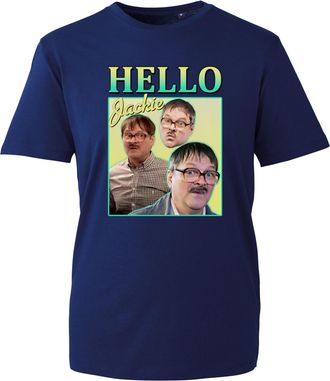 Generic New Spirit Original T-Shirt, Funny Jackie Jim Hello Friday Homage Dinner Shirt, Gift Unisex Tee Top (Navy, 2XL Years)