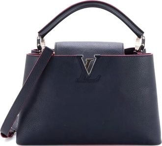 Louis Vuitton Capucines Bag leren PM boekentas - Blauw