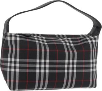 Burberry Pre-owned Vintage Nylon Hand Bag - Dames - Vintage Schoudertas - Zwart - ONE Size - Nylon - Vintage