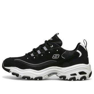 Skechers Dlites Running Shoes Black/White 52675-BLK