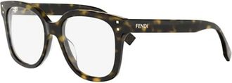 Fendi Line Optisch Montuur - unisex - Brillen - Veelkleurig - 53 MM - Accessoires