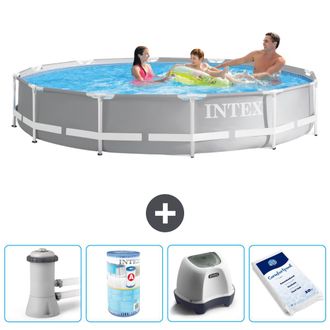 Intex Piscina Prism Frame Redonda - 366x76 Cm - 7-piezas S32099