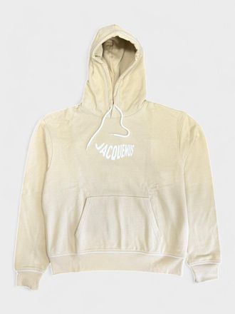 Jacquemus Mens Le Sweatshirt Vague Beige - Size X-Large