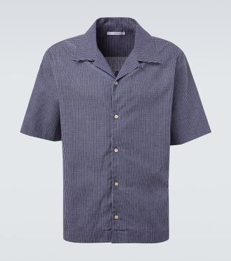 Givenchy Checked cotton bowling shirt