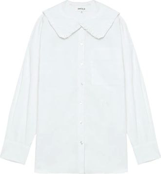 Enfold Camicia con ruches - Bianco
