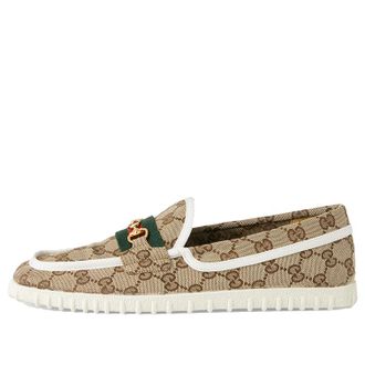 Gucci GG Supreme Driving Shoes Neutrals 655516-2HK70-9794