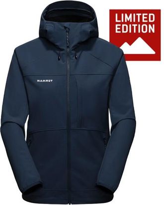Mammut Ultimate Comfort SO Hooded Jacket Exclusive Softshelljacke f&uuml;r Damen | blau