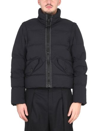 Ten c Removable Sleeves Down Jacket - Black