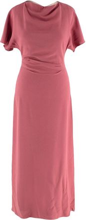 Raey Dark Blush Silk Midi Dress Size XXS