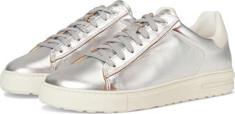 Birkenstock Bend - Leather (Women) Womens Shoes Silver Metallic : EU 42 (US Womens 11-11.5) Narrow