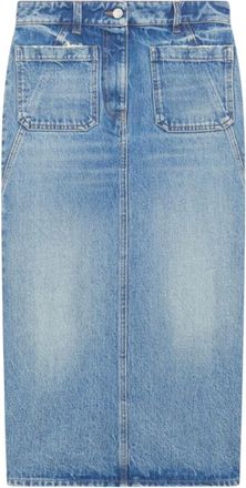 Iro Iro, Rokken, Dames, Blauw, M, Denim, Siryne Denim Rok