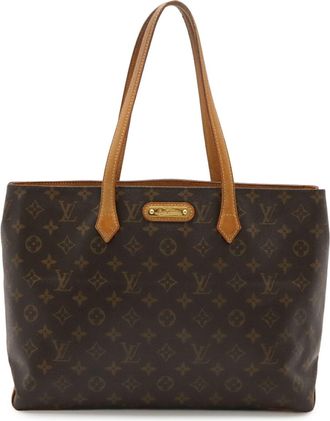 Louis Vuitton Brown Monogram Canvas Pvc Coated Canvas Shoulder Bag Tote Bag (Pre-Owned)