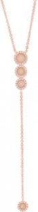 Allurez 0.16ct Diamond & 0.60ct Pink Opal 14k Rose Gold Lariat Necklace