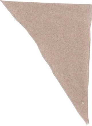 Roberto Collina Sciarpa Triangolare Spazzolata - - Accessories - Uomo - Beige - ONE SIZE
