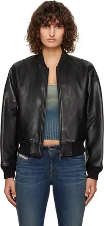 Women's Diesel Leather Jackets - up to −53% | Stylight