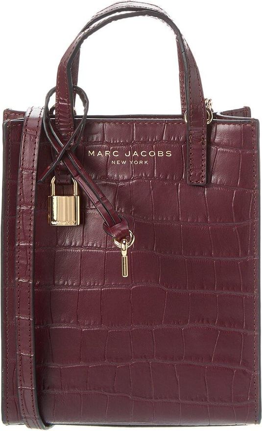 Marc jacobs leather tote on sale