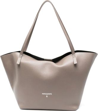 Patrizia Pepe Borsa a spalla con logo - Toni neutri