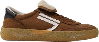 Puraai Bruine Dames Sneaker Polly - Dames - Sneakers - Bruin - 38 EU - Schoenen