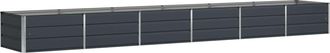vidaXL Jardinera Antracita 480 X 80 X 45 Cm Acero Vidaxl