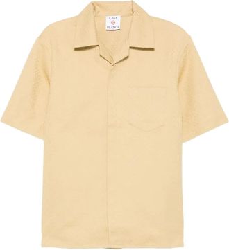 Casablanca T-shirt con monogramma - Toni neutri