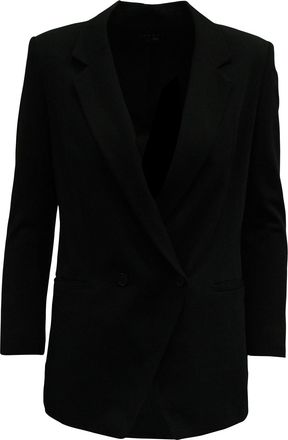 Theory Pre-owned Womens Double-breasted Jacket in Black Wool - Size 8 UK