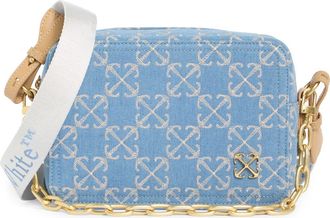 Off-white Medium Jacquard Denim Crossbody Camera Bag in Logo Repeat at Nordstrom Rack